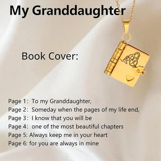 For Granddaughter💝 - The Most Beautiful Chapter Book Necklace